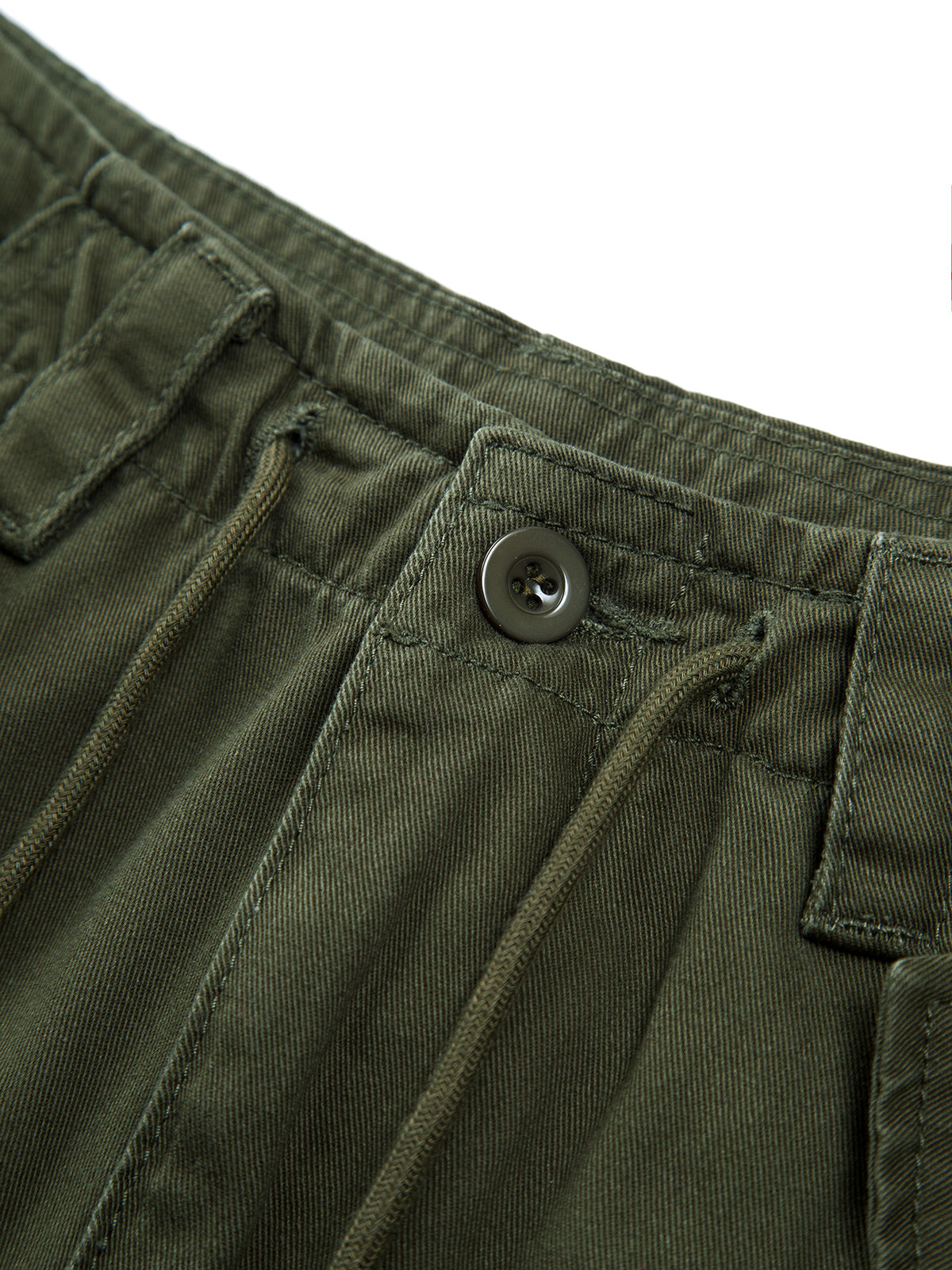 Solid Drawstring Cargo Parachute Straight Leg Pants