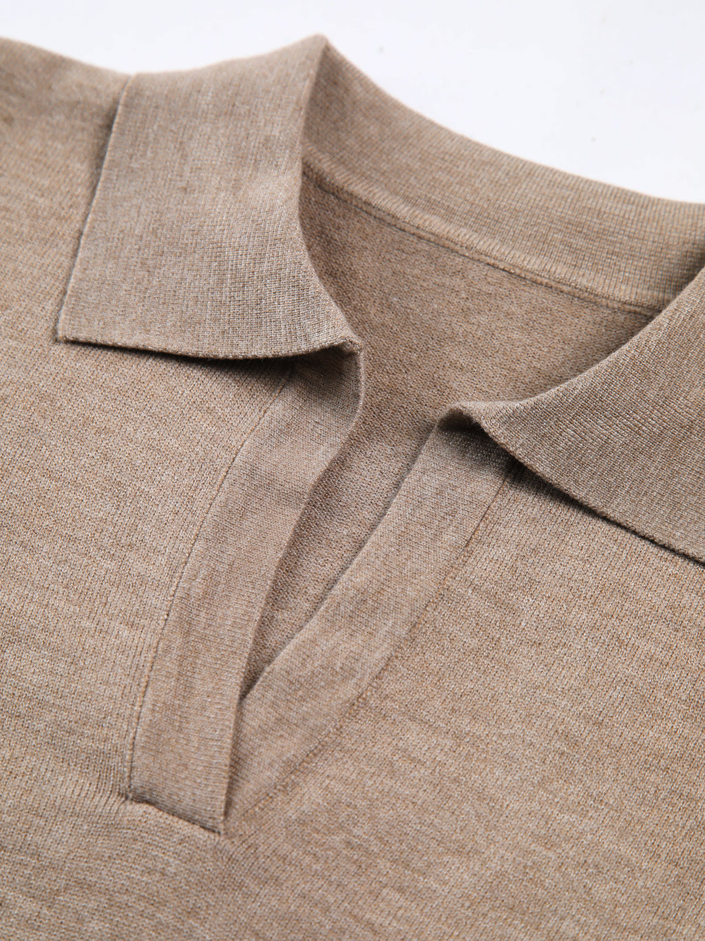 Relaxed Leisure Collared Pullover Sweater