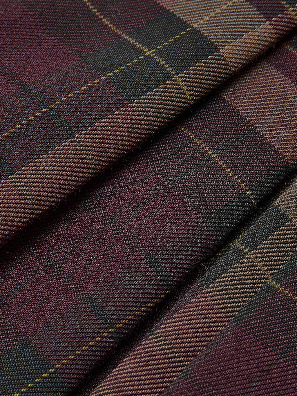Checked Zipper Mini Skirt