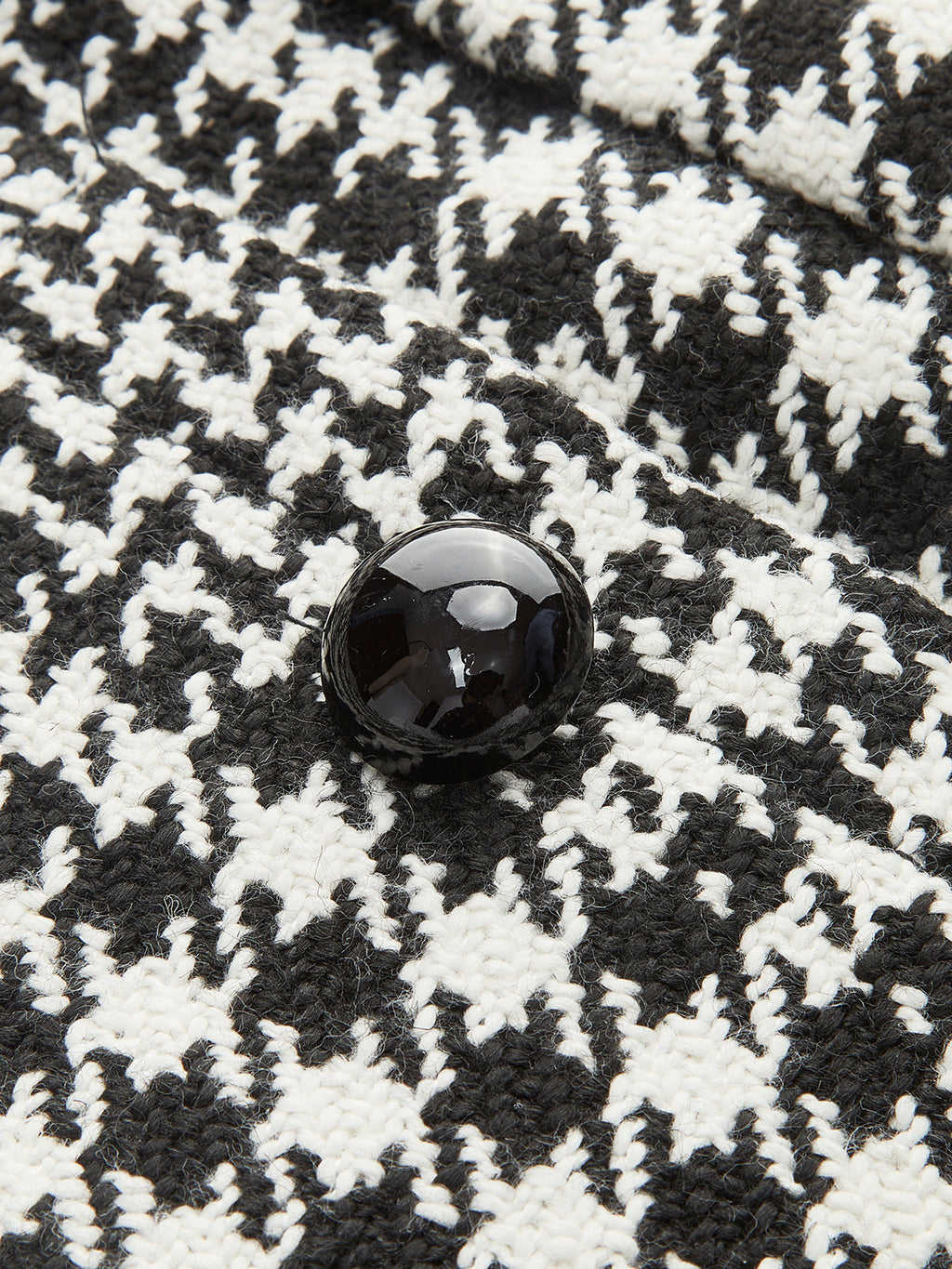 Wool-Blend Checked Mini Skirt