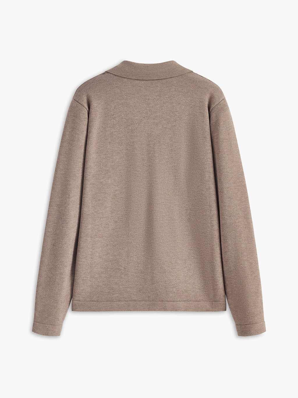 Relaxed Leisure Collared Pullover Sweater