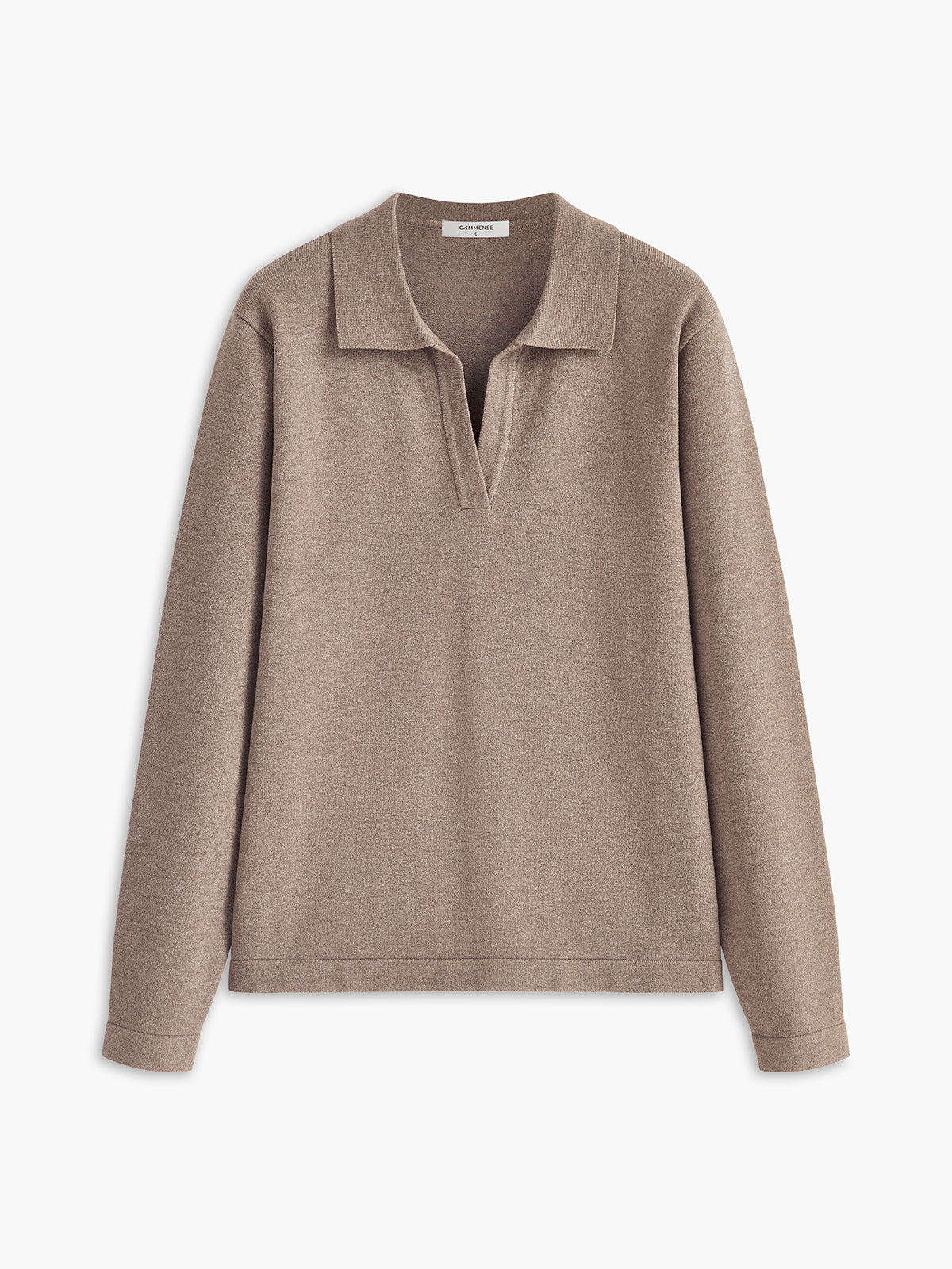 Relaxed Leisure Collared Pullover Sweater