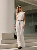 Semi-Sheer Triangle Skirt Set Without Belt