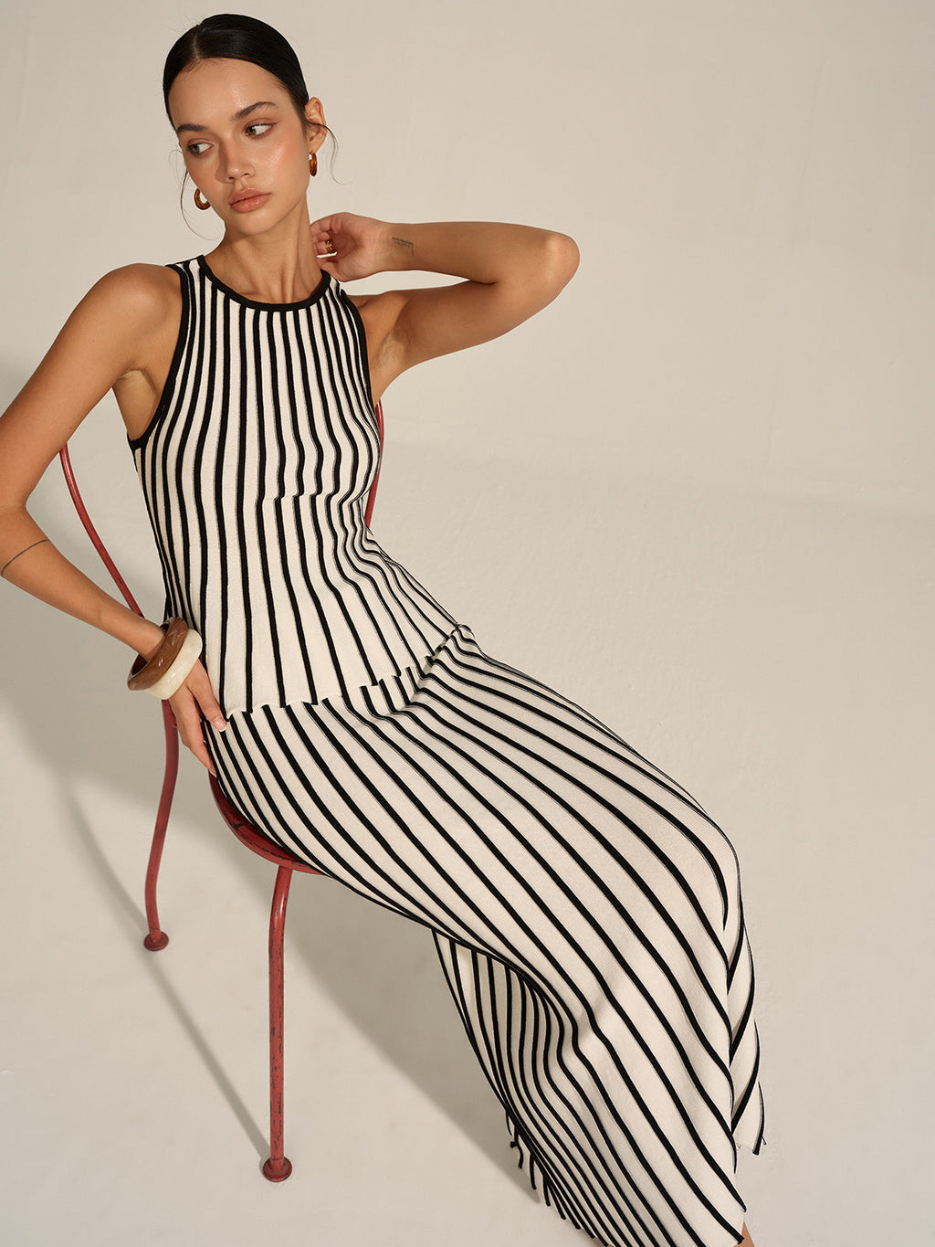 Striped Knit Co-ord Set