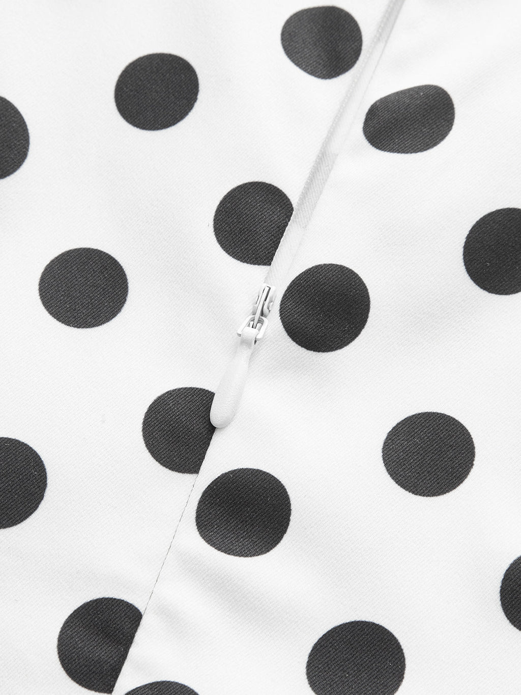 Polka Dot Sleeveless Midi Dress