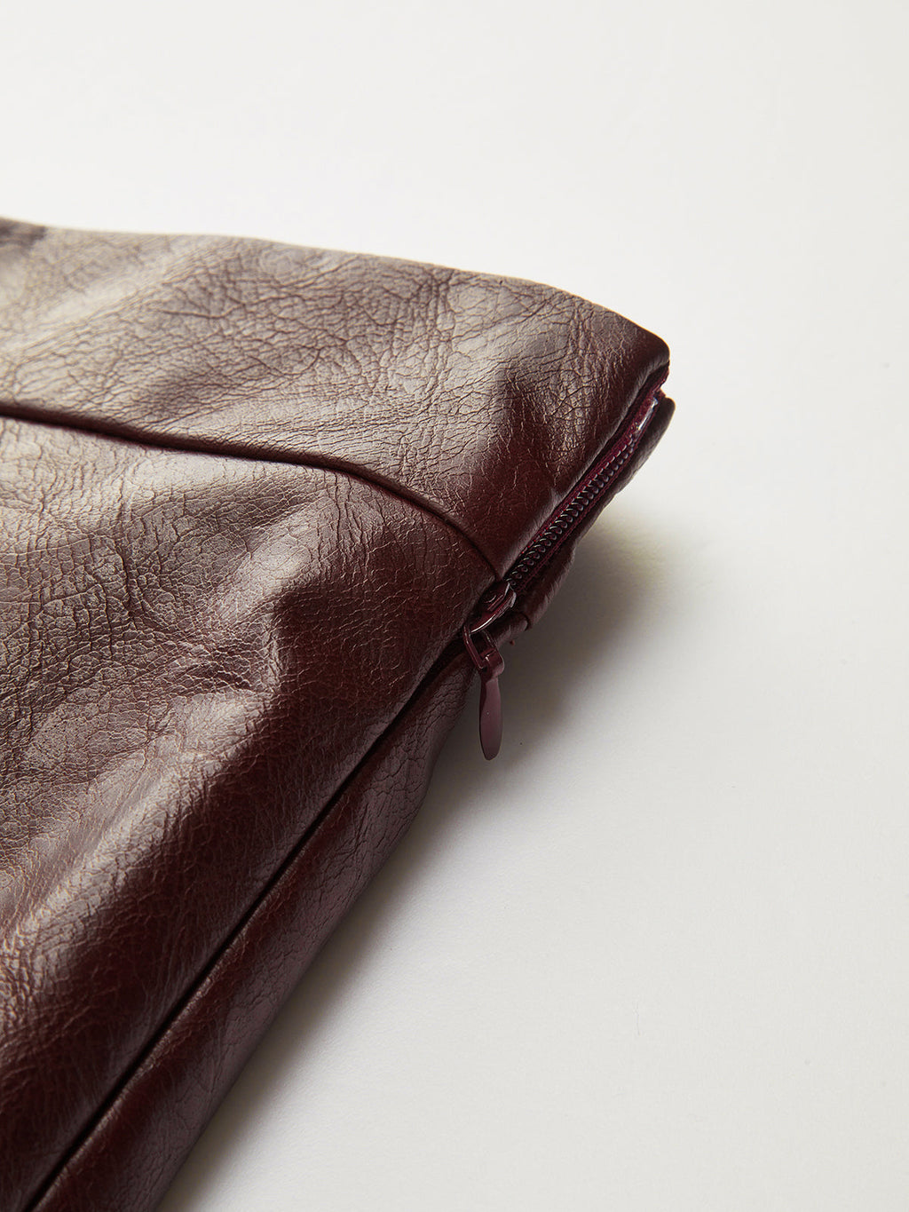 Asymmetric Metal Detail PU Leather Mini Skirt