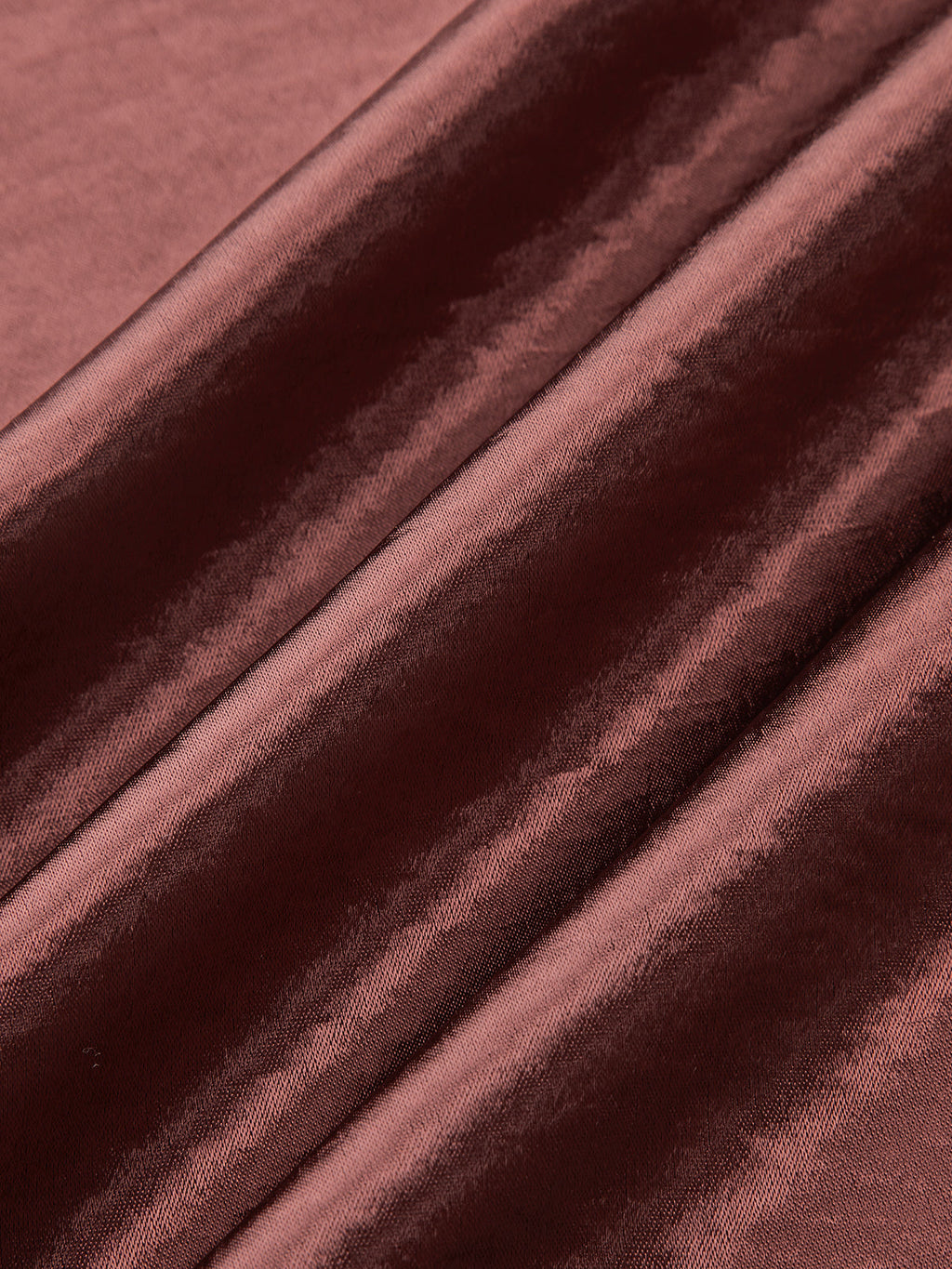 Metal Detail Satin Slit Midi Skirt