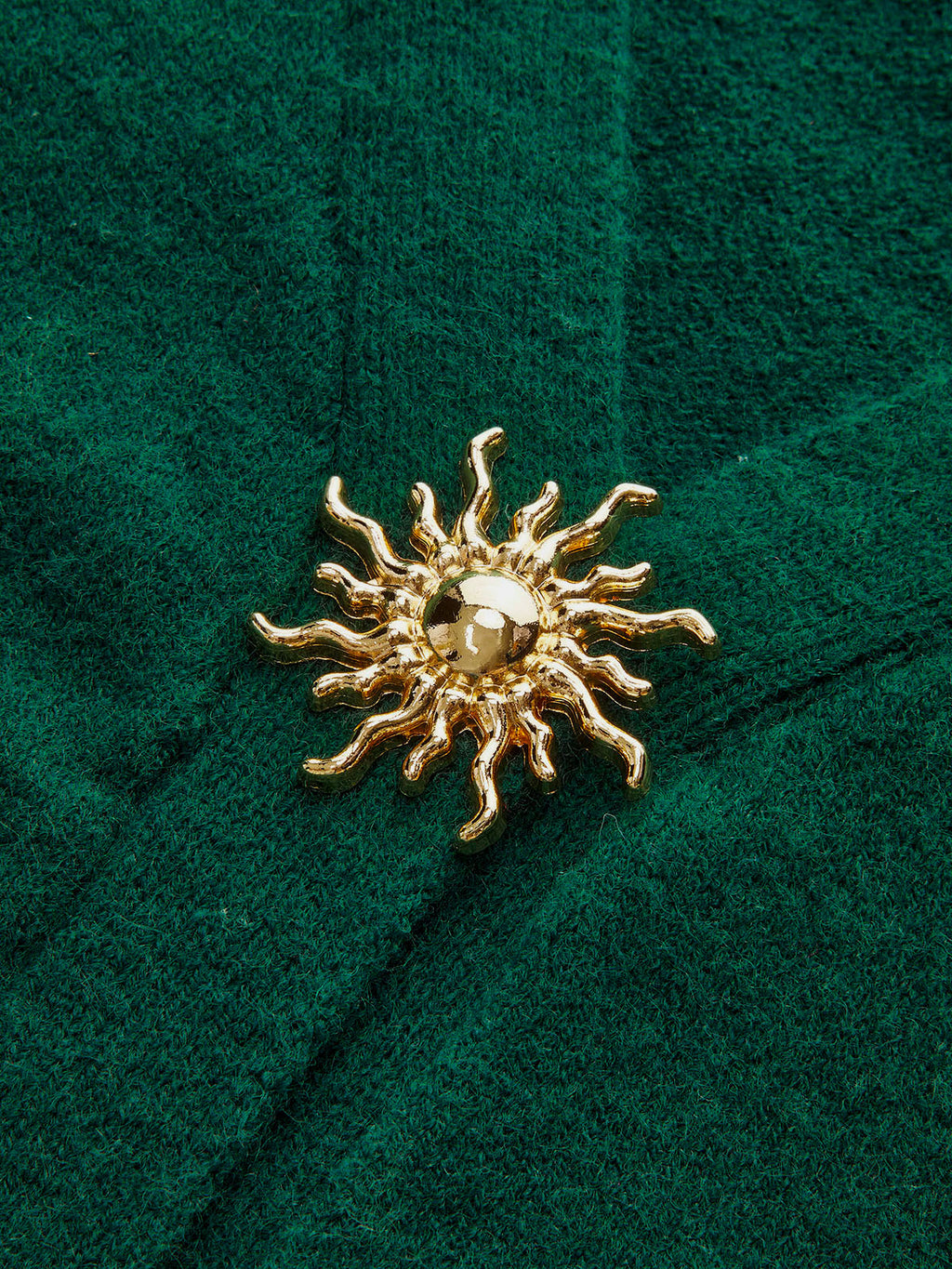 Metal Detail V-Neck Cardigan