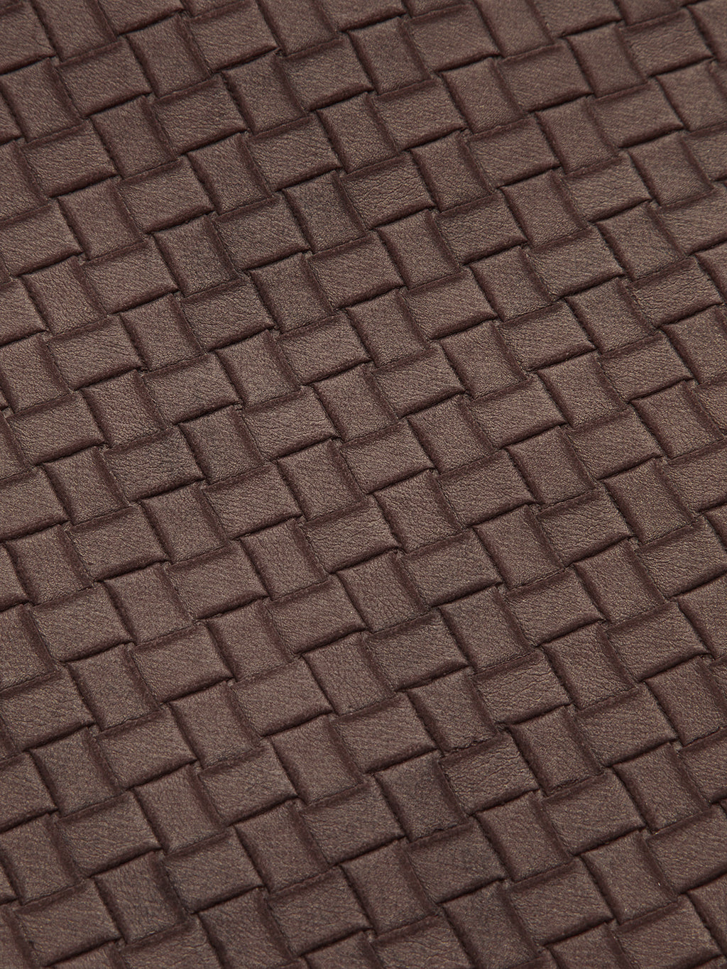 Faux Leather Woven-Patterned Pants