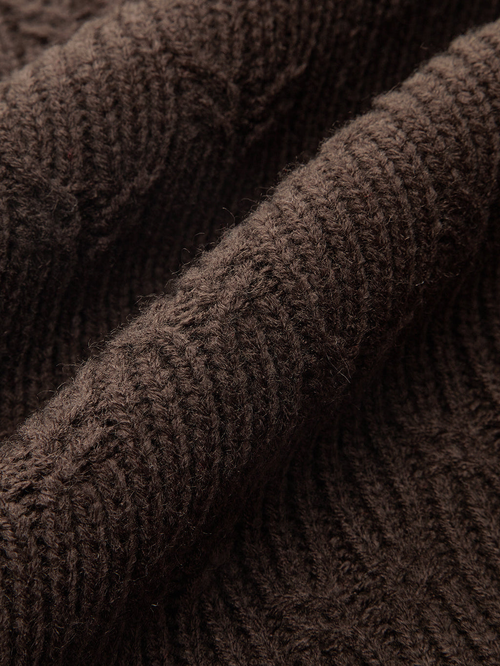 Turtleneck Cable Knit Sleeveless Vest