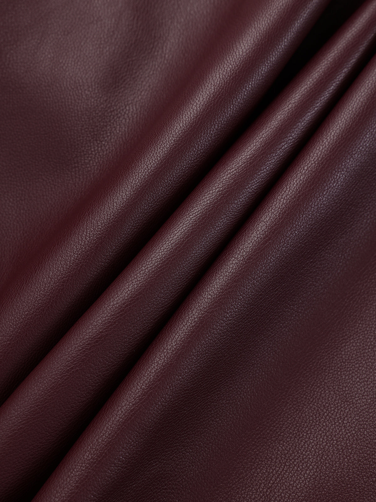 Lapel Faux Leather Belted Jacket
