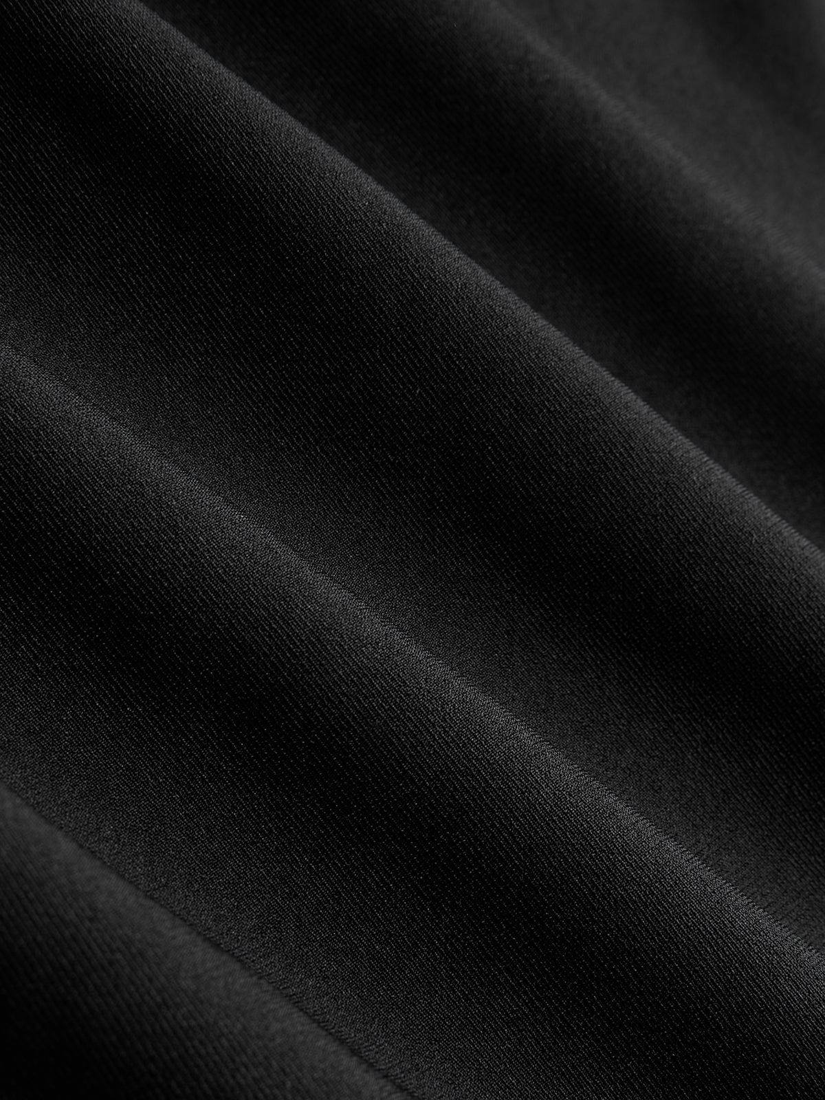 Faux Leather-Trim Wide-Leg Pants