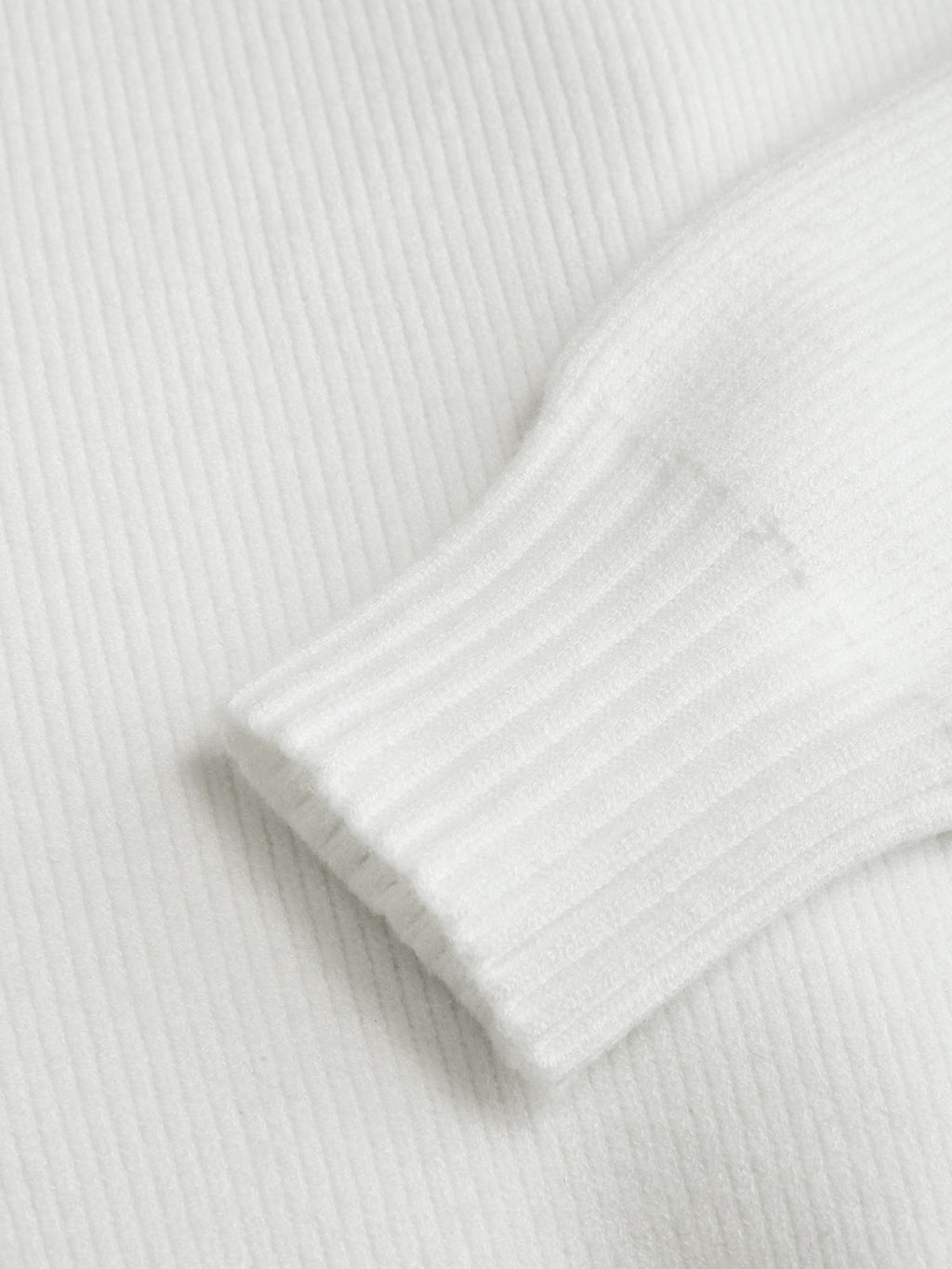 Pearl Trim Ribbed Knit Top