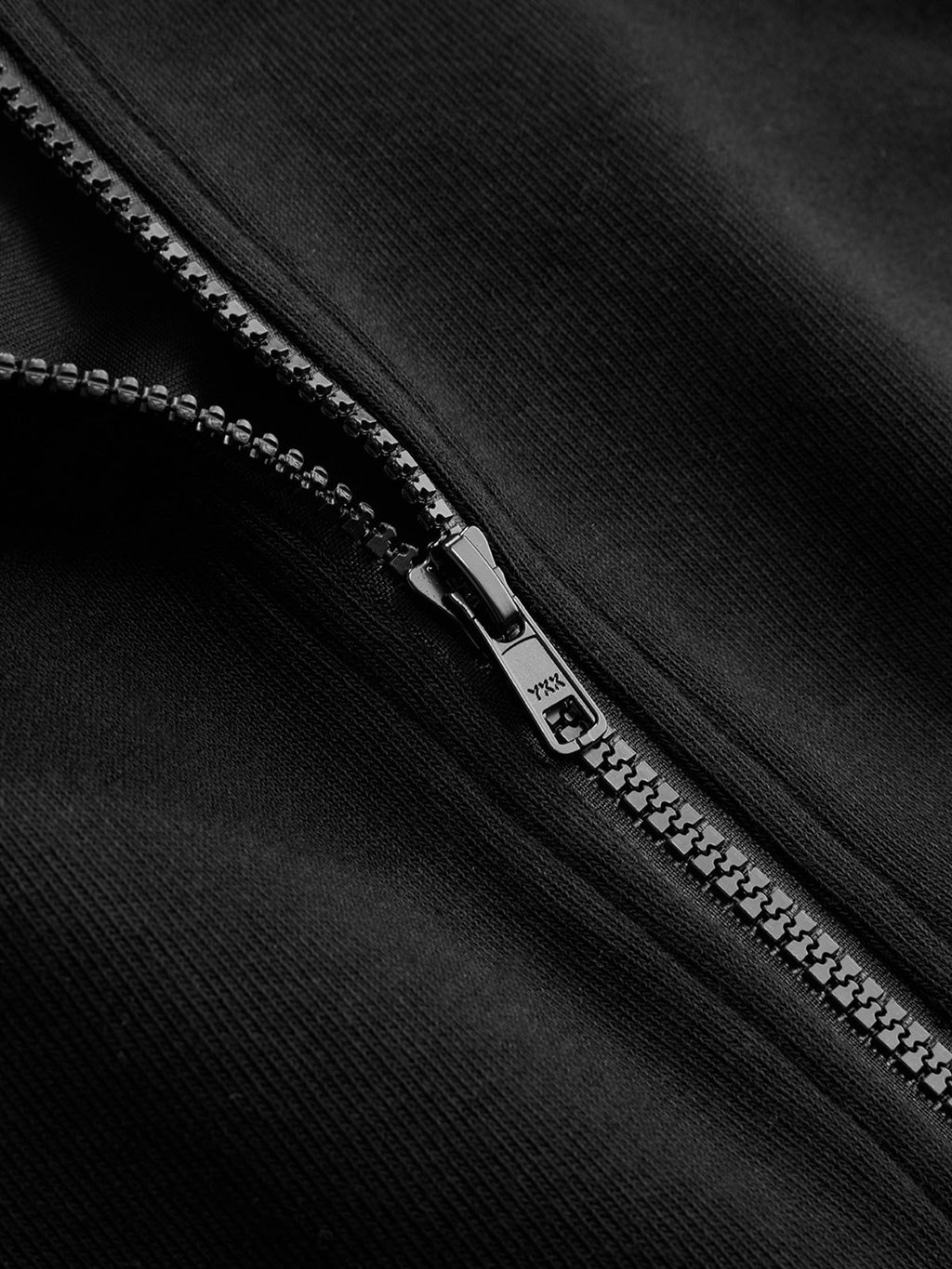 Corset-Waist Zip-Up Hoodie