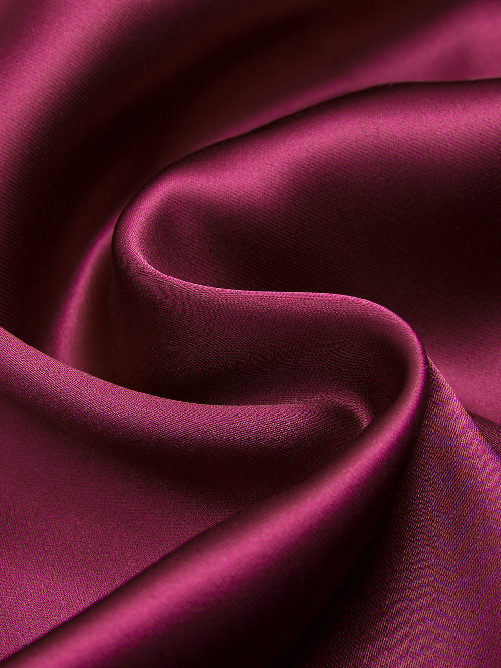 Satin Pleated Wide-Leg Pants