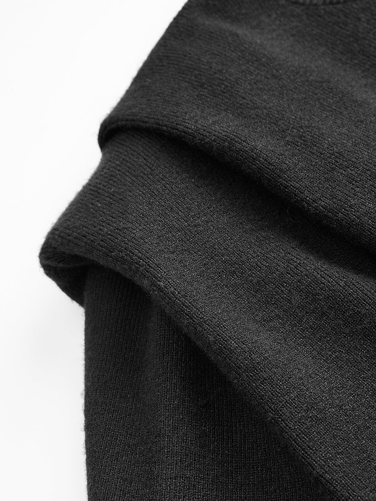 Structured-Shoulder Cinched-Waist Knit Top