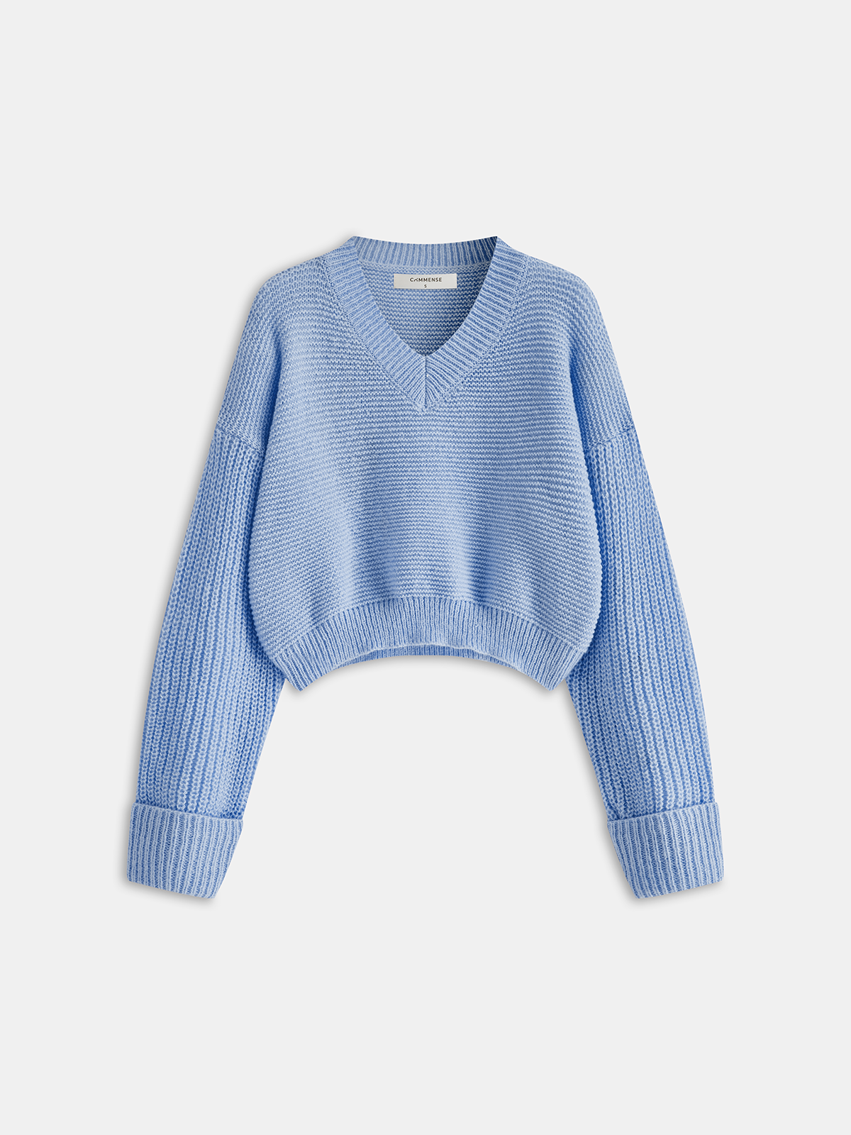 Minimalism V Neck Pullover Sweater