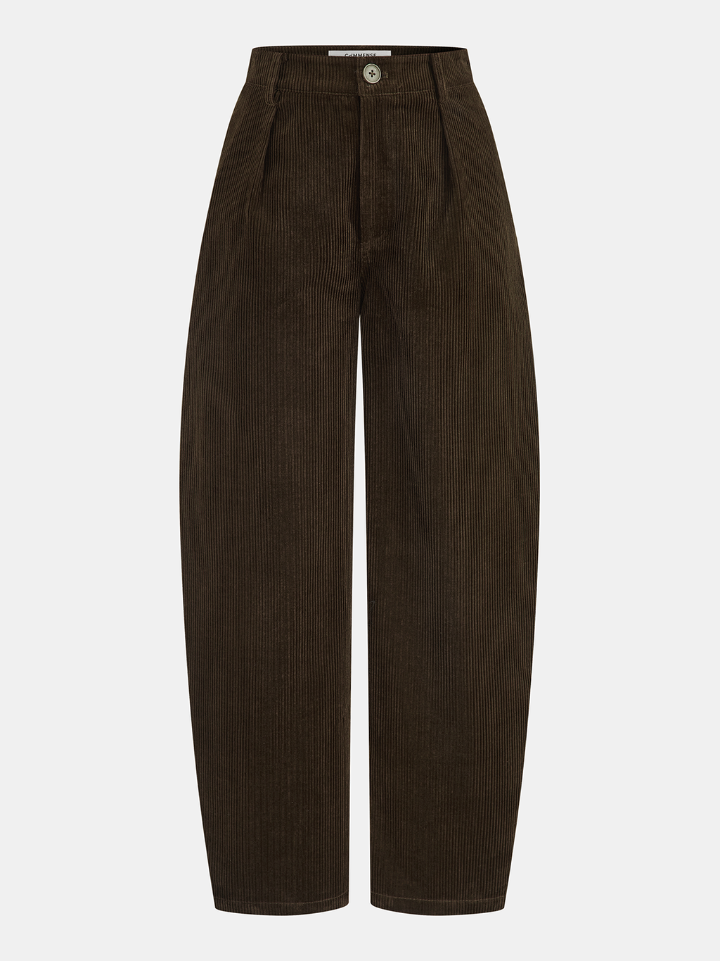 Corduroy Curved-Leg Pants