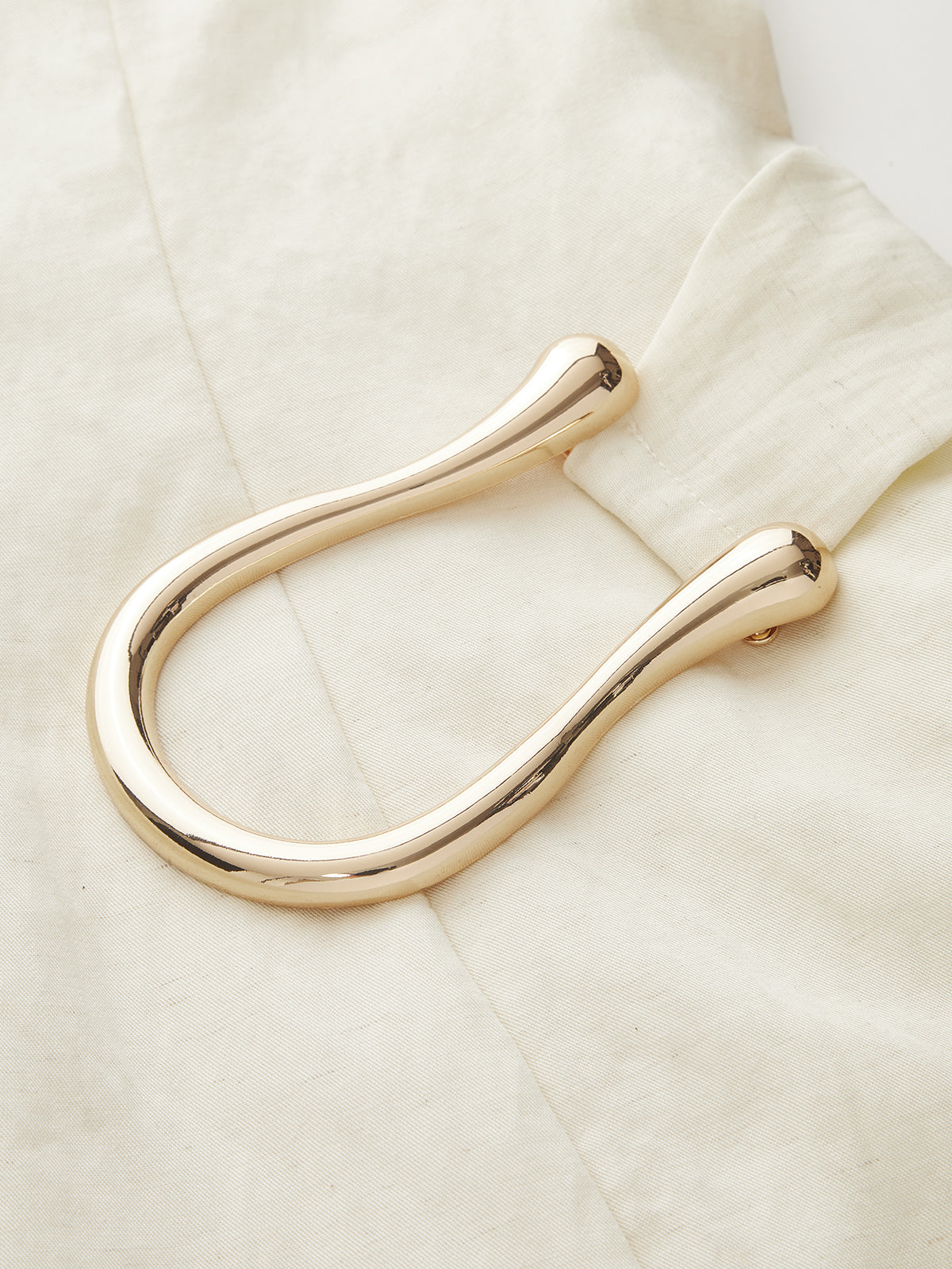 Updated | Tencel Blend Asymmetric Buckle Ruched Mini Dress