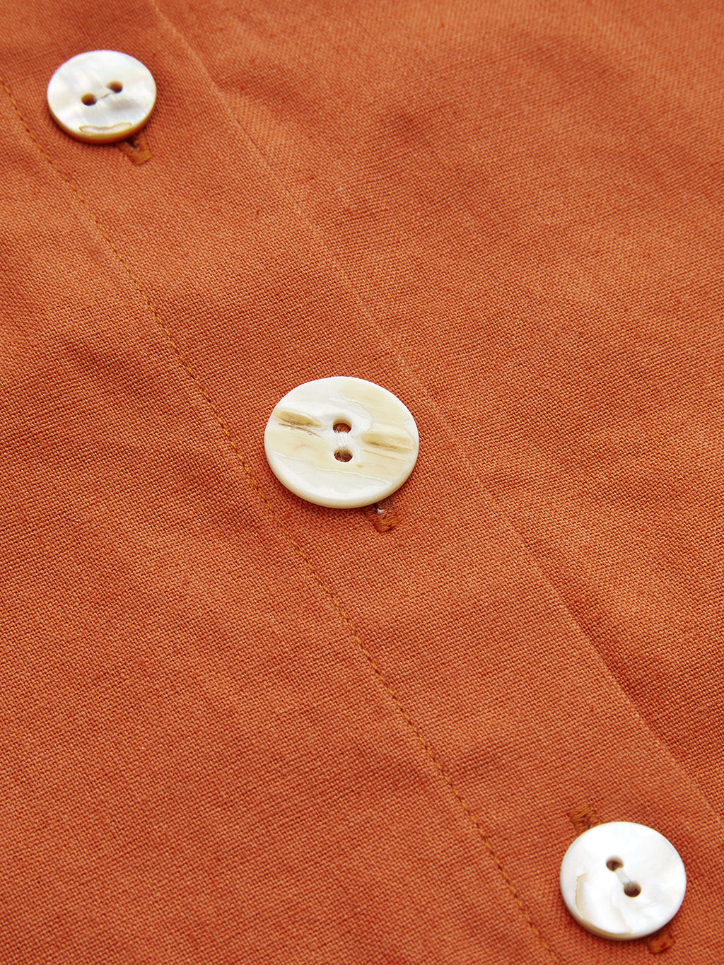 Linen Blend Shirt & Layered Hem Shorts Set