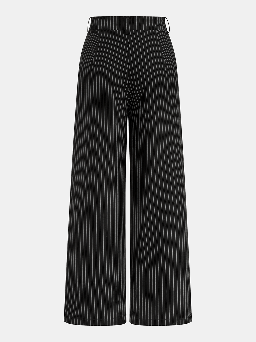 Pinstripe Halter Top & Wide Leg Pants Set