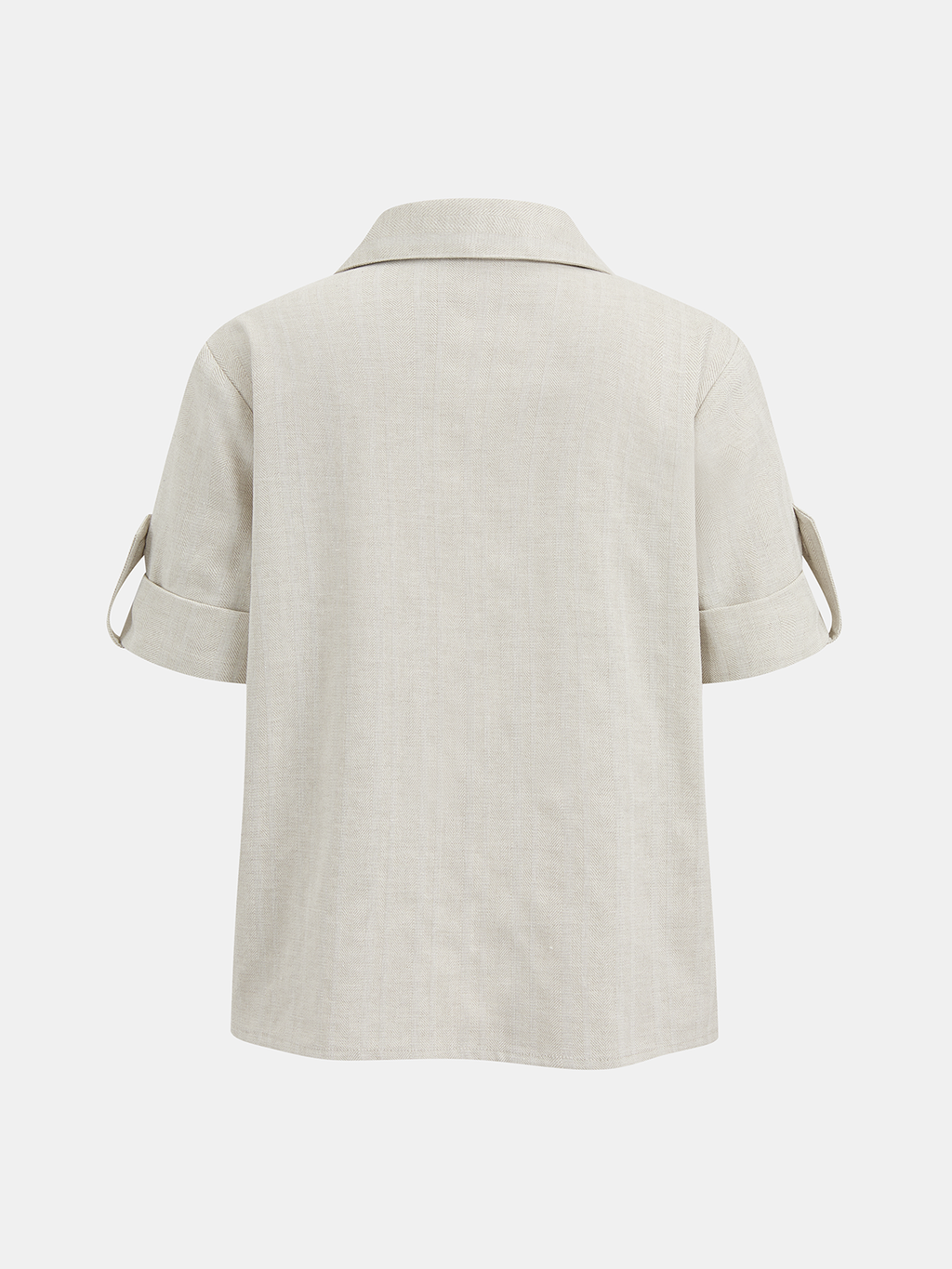 Cotton Linen Knotted Shirt & Belted Pants Set