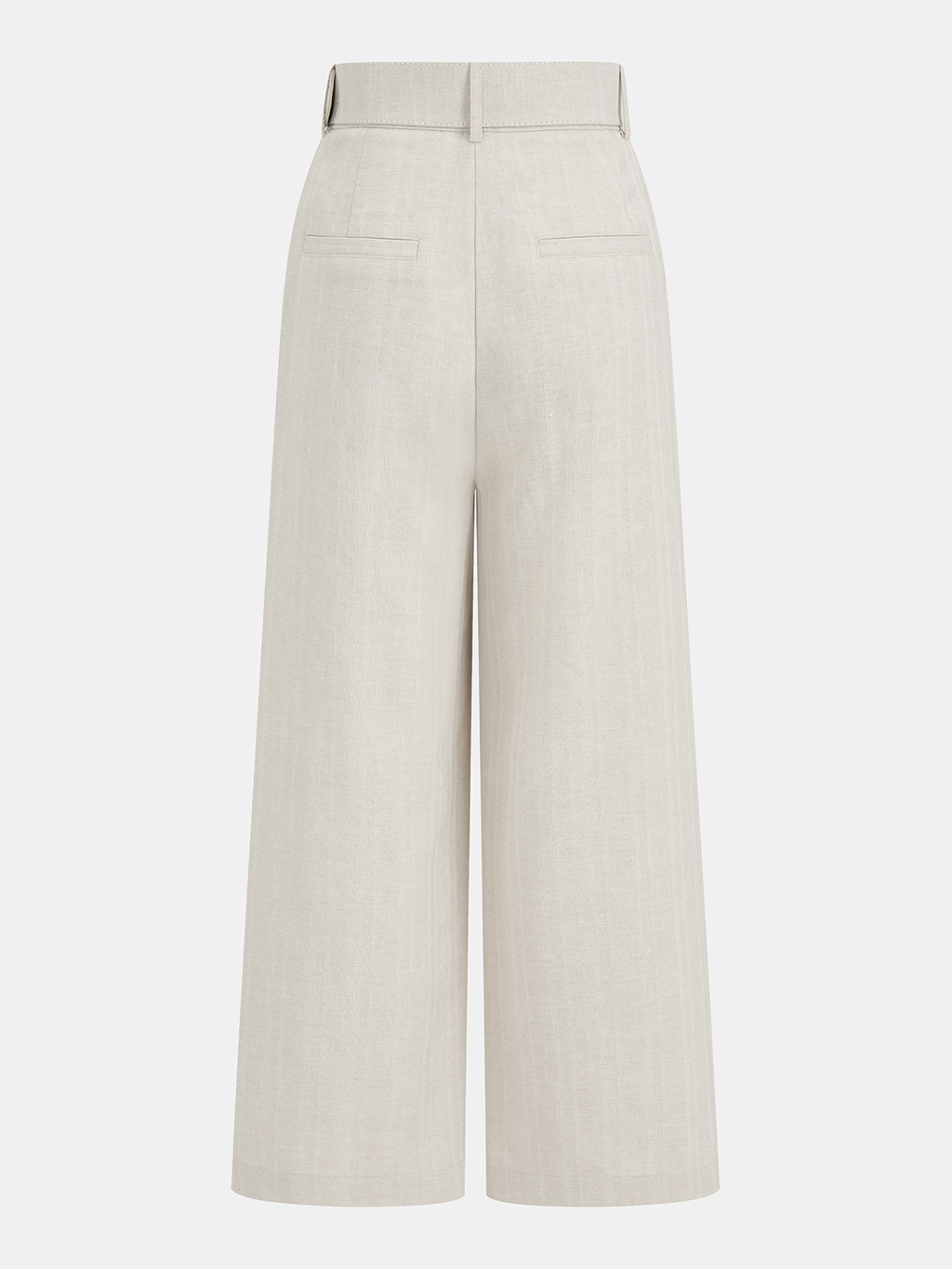 Cotton Linen Knotted Shirt & Belted Pants Set