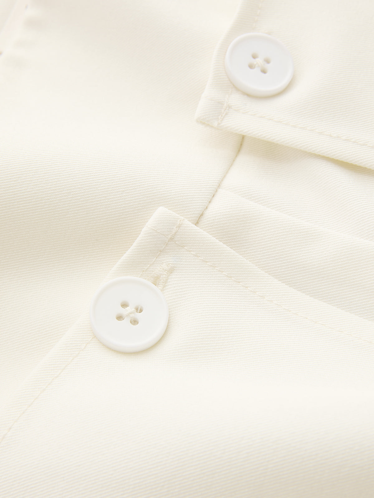 Overlap Detail Mid-Waist Pants