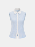 Striped Sleeveless Shirt