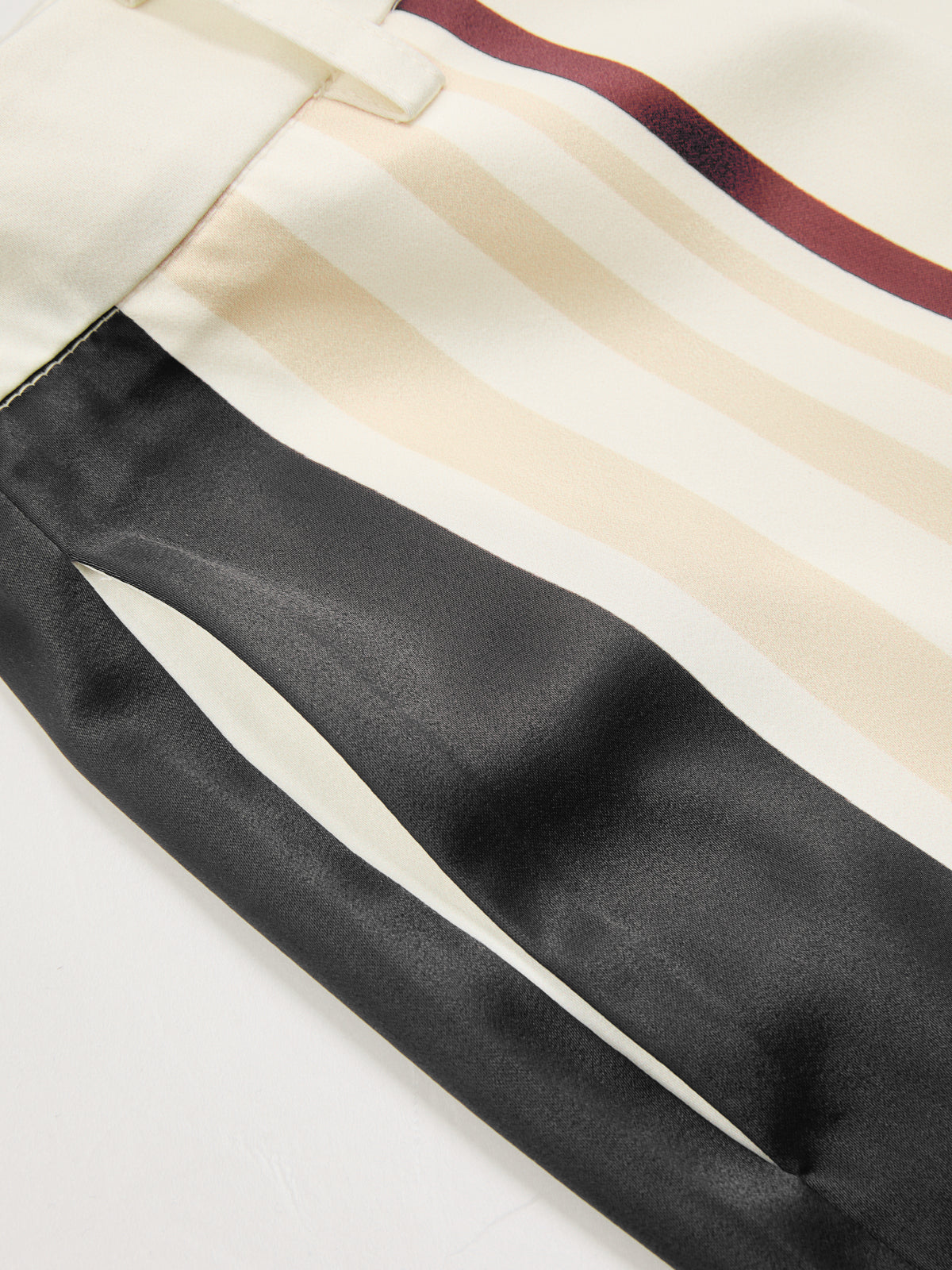 Striped Halter Top & Wide Leg Pant Set