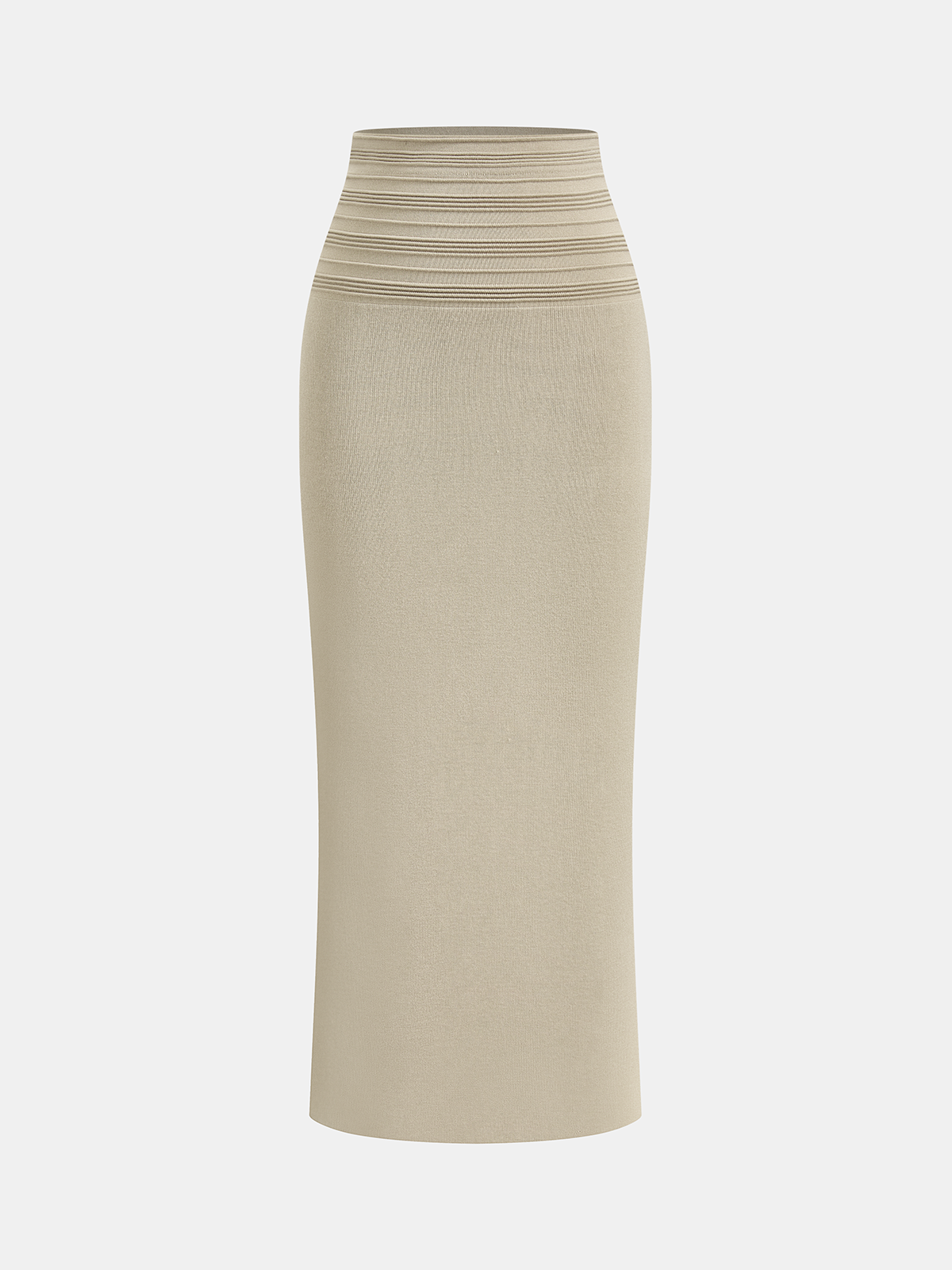 Sleeveless Knit Vest & Midi Skirt Set