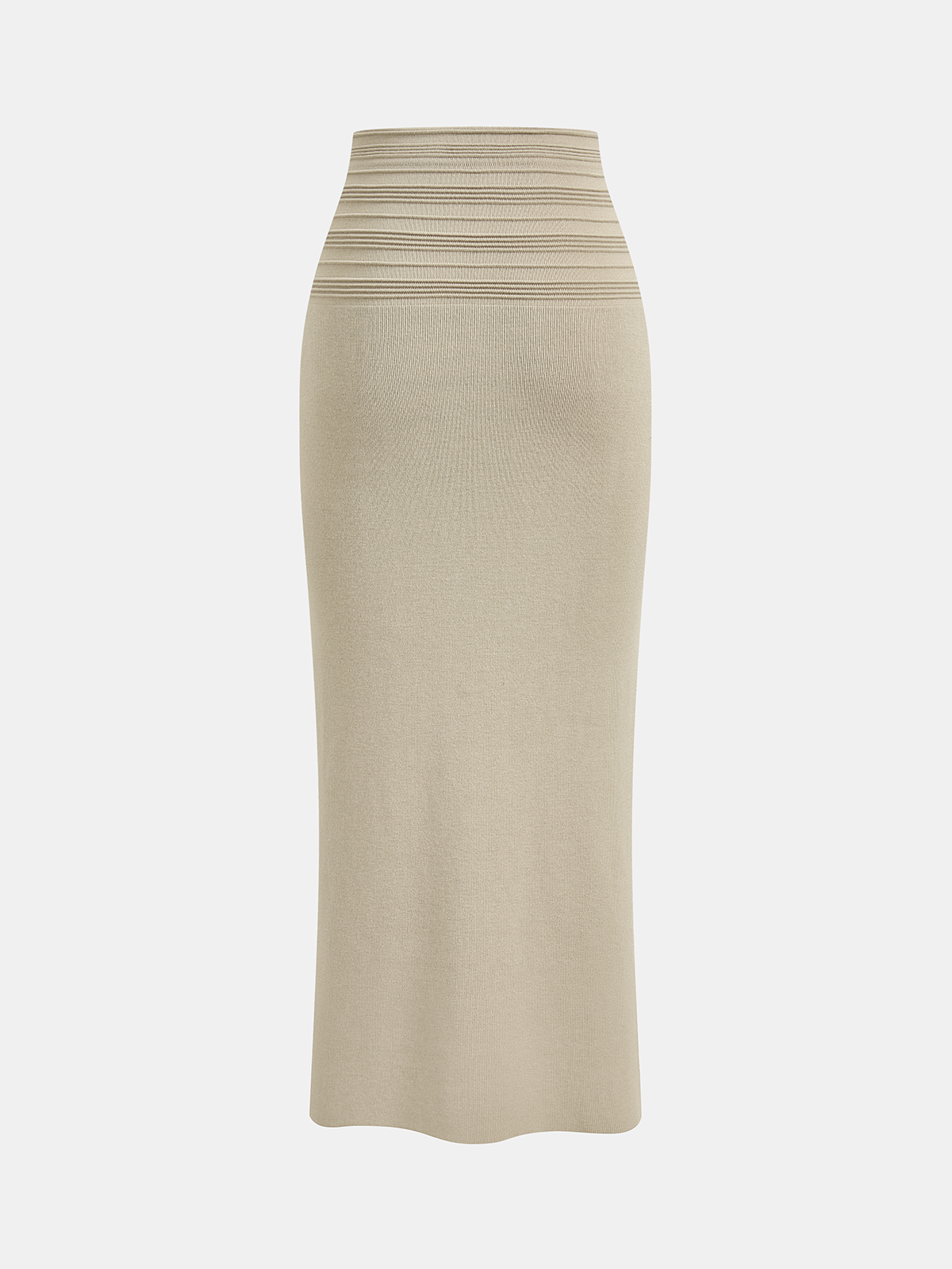 Sleeveless Knit Vest & Midi Skirt Set