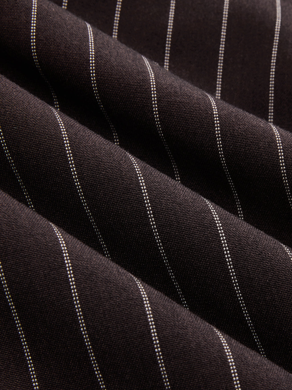 Wrap Tie-Waist Pinstripe Wide-Leg Pants