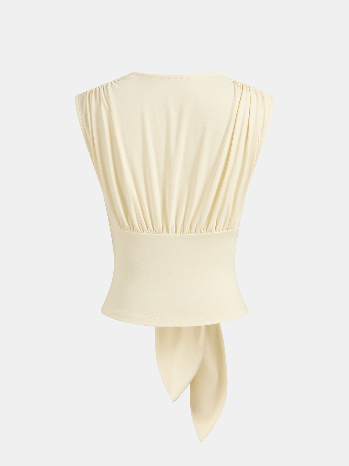 V-Neck Tie-Front Tank Top