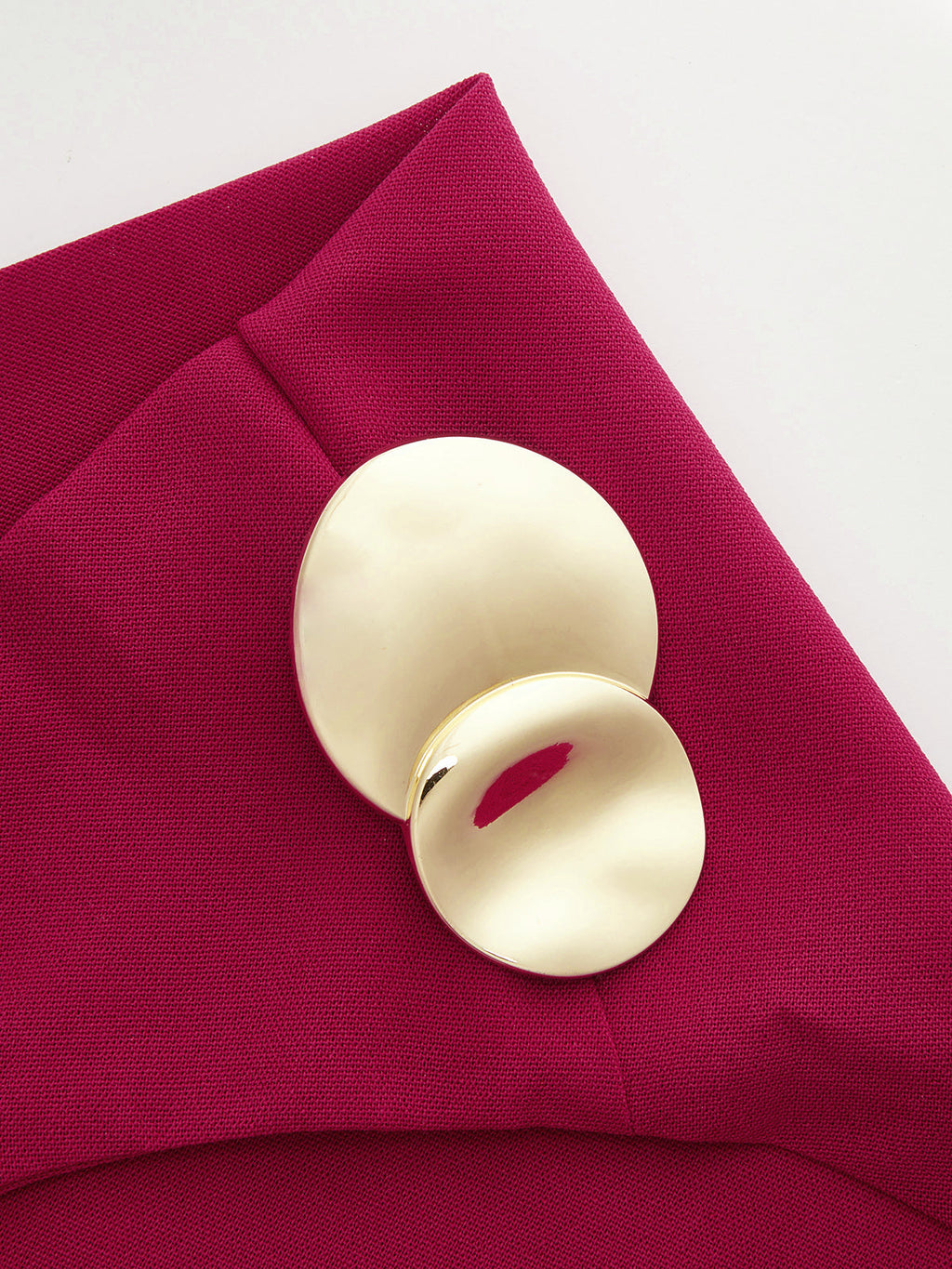 Metal Detail Cowl Neck Sleeveless Top