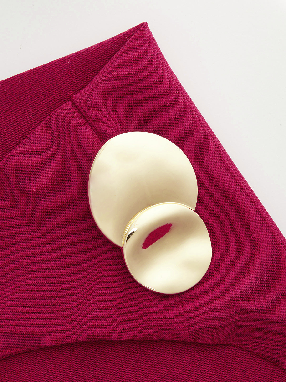 Metal Detail Cowl Neck Sleeveless Top