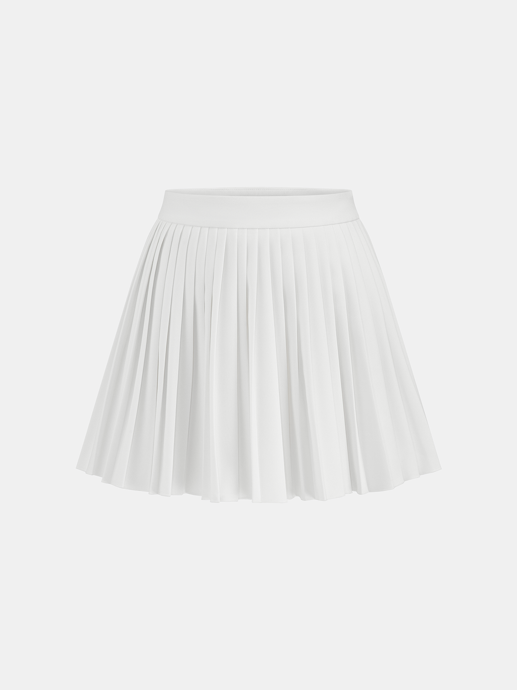 Halter Buttoned Vest & Pleated Mini Skirt Set