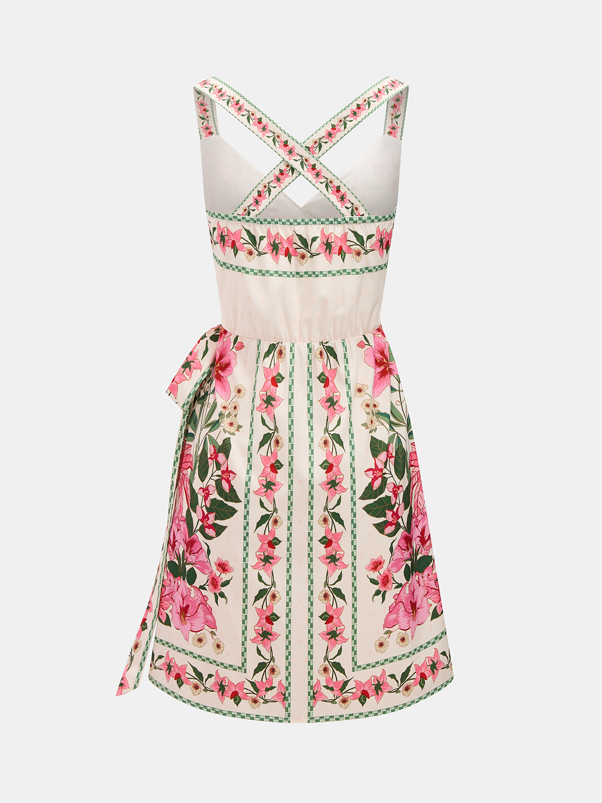 Updated | Floral Print Wrap Mini Dress in Upgraded Fabric