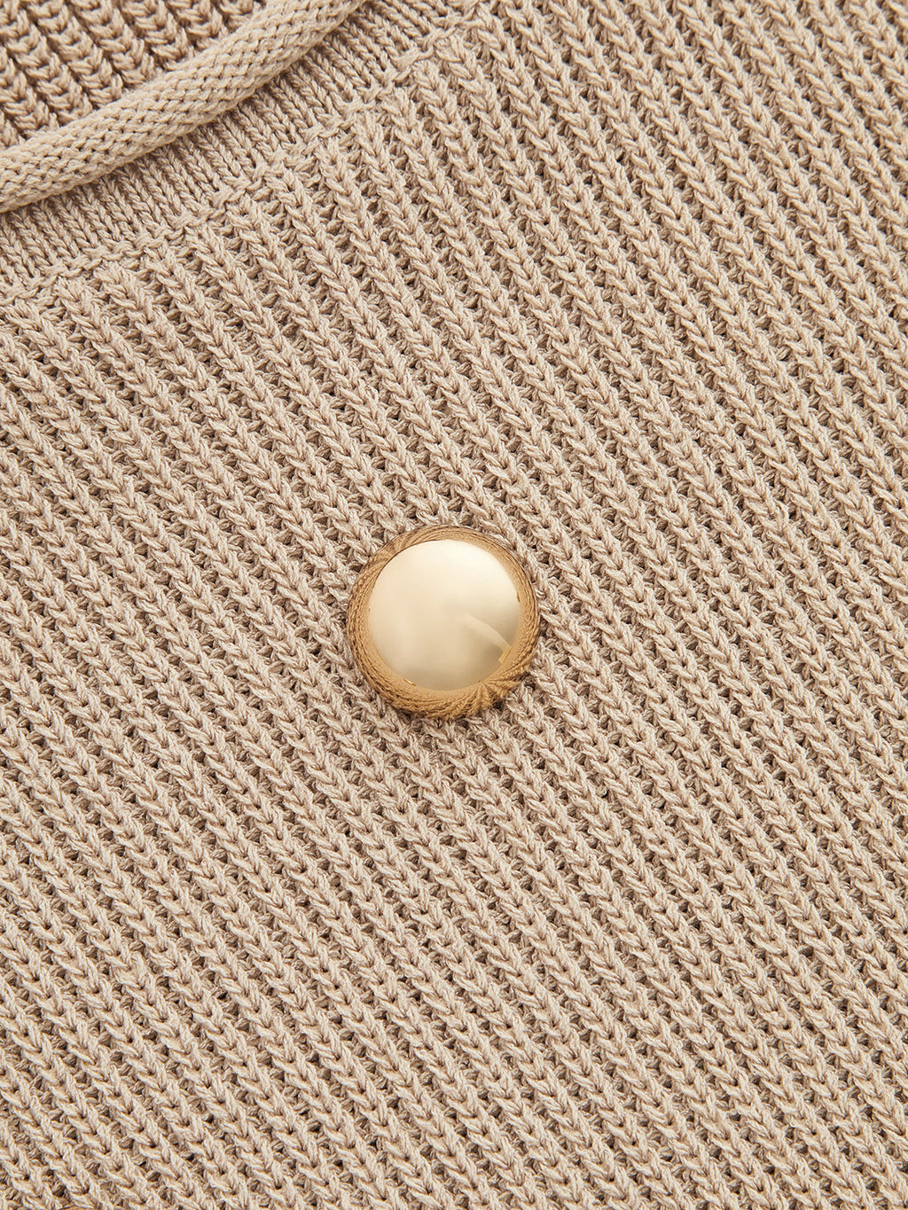 Metal Stud Embellished Knit Vest