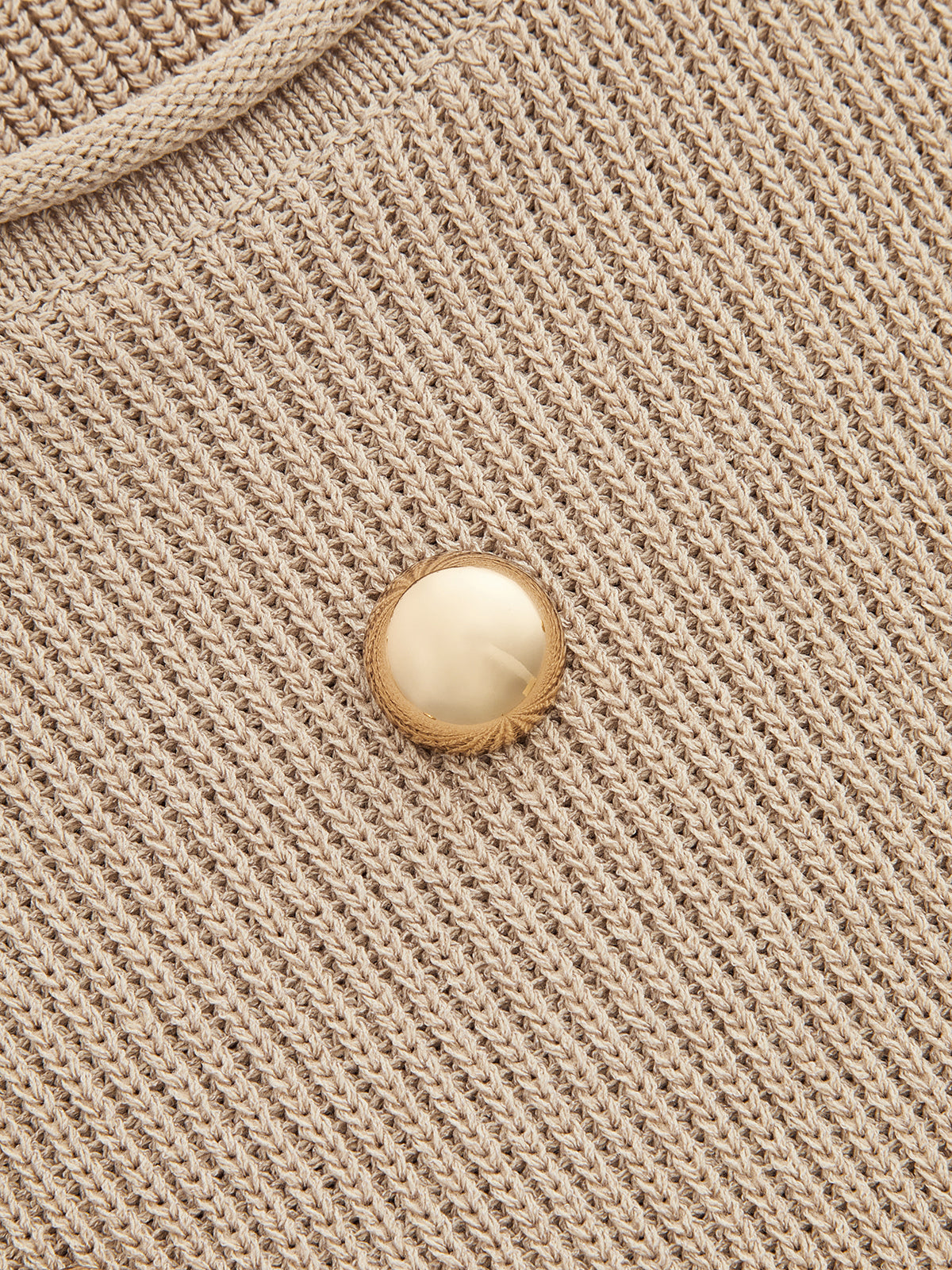 Metal Stud Embellished Knit Vest