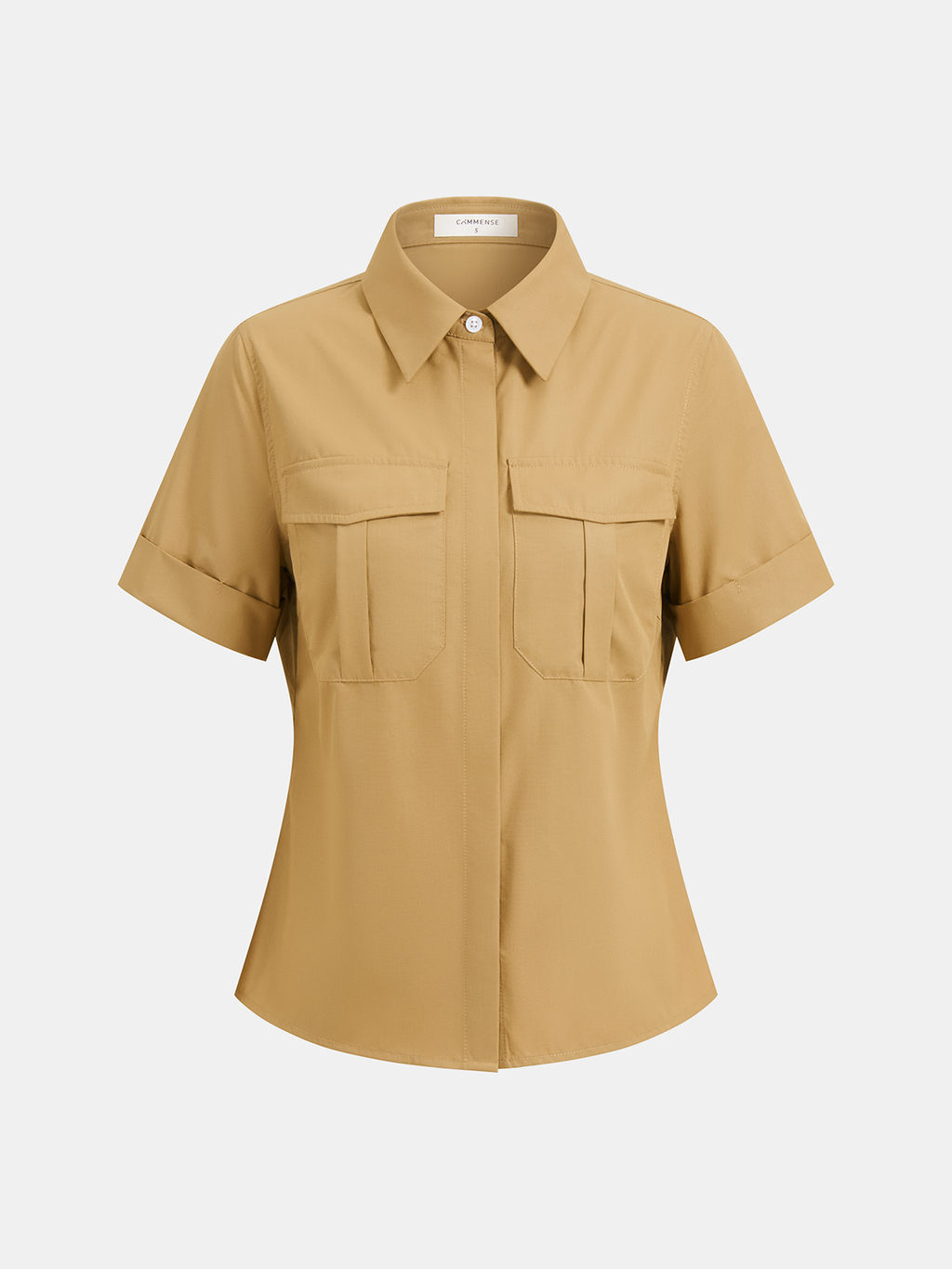 Utility Shirt & Buckle Pleated Mini Skort Set