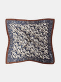 100% Silk Paisley Square Scarf