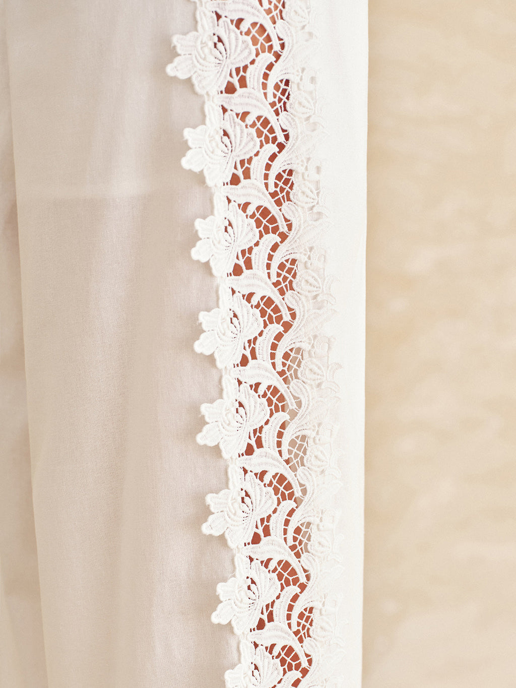 Cotton Linen Halter Top & Lace Trim Pants Set