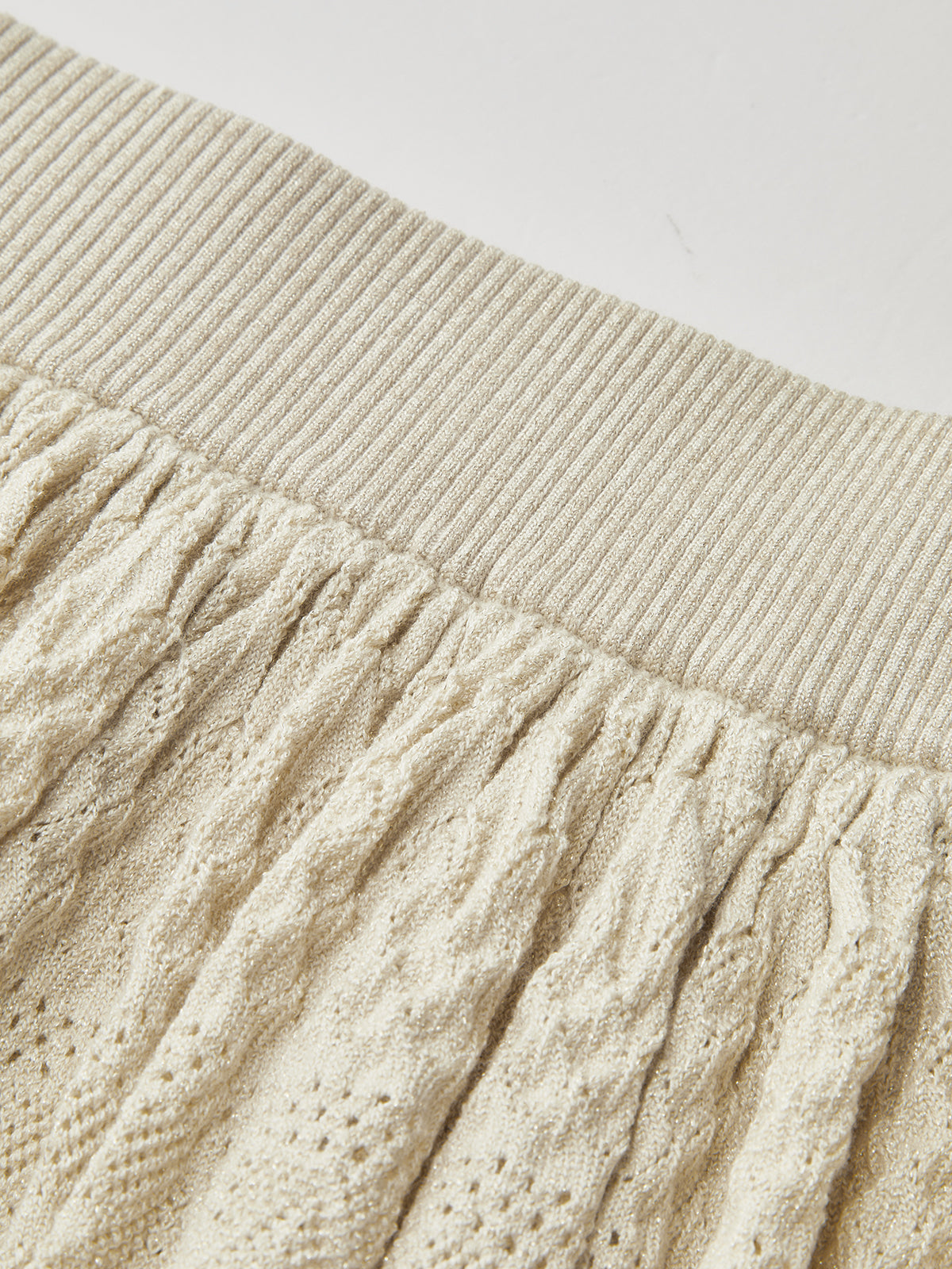 Openwork Knit Maxi Skirt