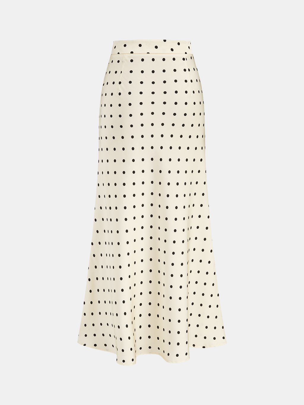 Polka Dot Cowl Neck Top & Maxi Skirt Set