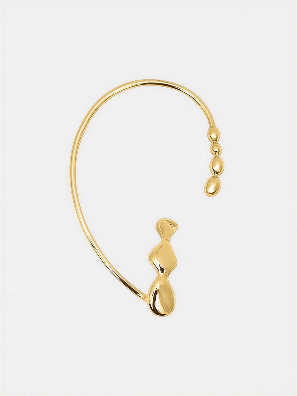Irregular Metal Left Ear Cuff