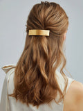 Rectangular Barrette Metal Hair Clip