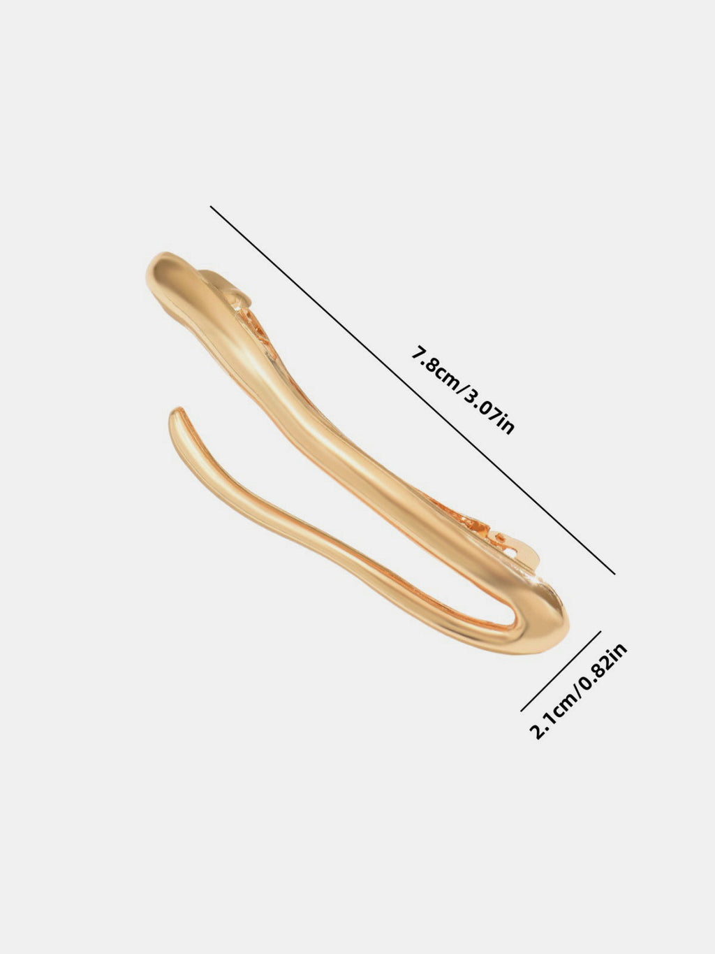 Minimalist Metal Hair Clip