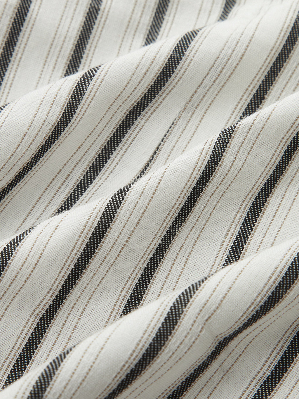Striped Cotton Crisscross Halter Top