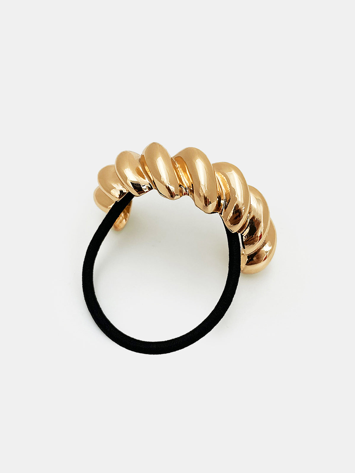 Twisted Metal Ponytail Hair Clip